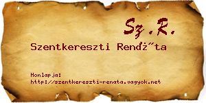 Szentkereszti Renáta névjegykártya